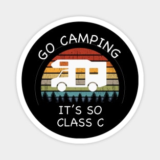 Funny Class C RV Camping Magnet